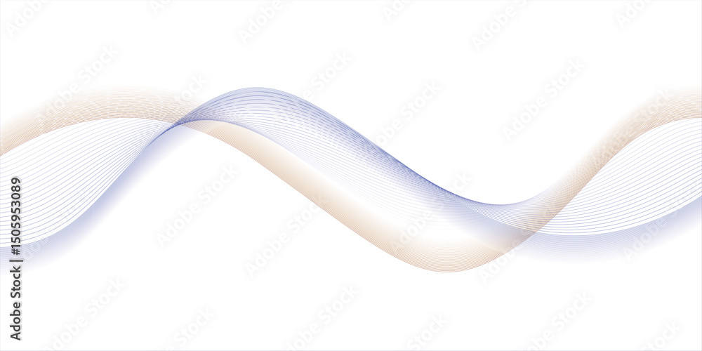 Leinwandbilder Abstract flowing wave lines. Design element for technology, science, modern concept.vector eps 10
Abstract colorful flow wave design background vector
