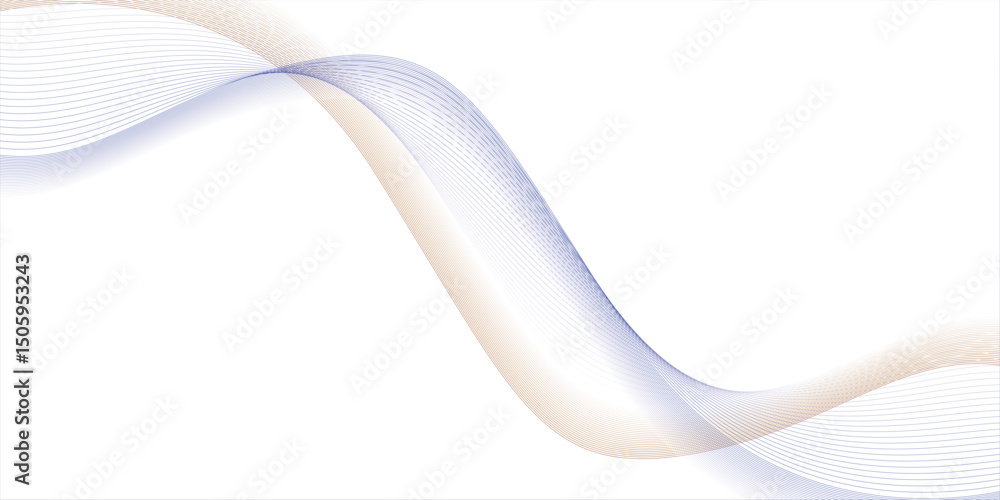 Leinwandbilder Abstract flowing wave lines. Design element for technology, science, modern concept.vector eps 10
Abstract colorful flow wave design background vector
