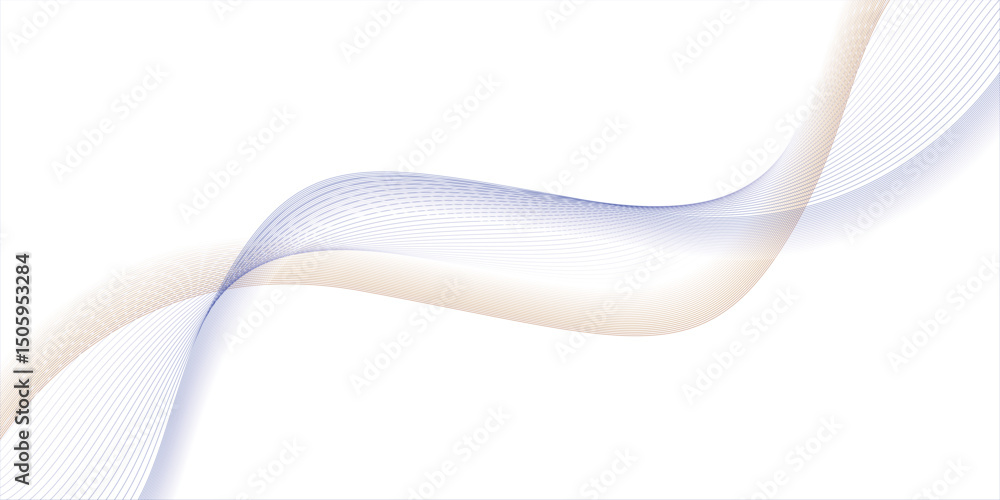 Leinwandbilder Abstract flowing wave lines. Design element for technology, science, modern concept.vector eps 10
Abstract colorful flow wave design background vector
