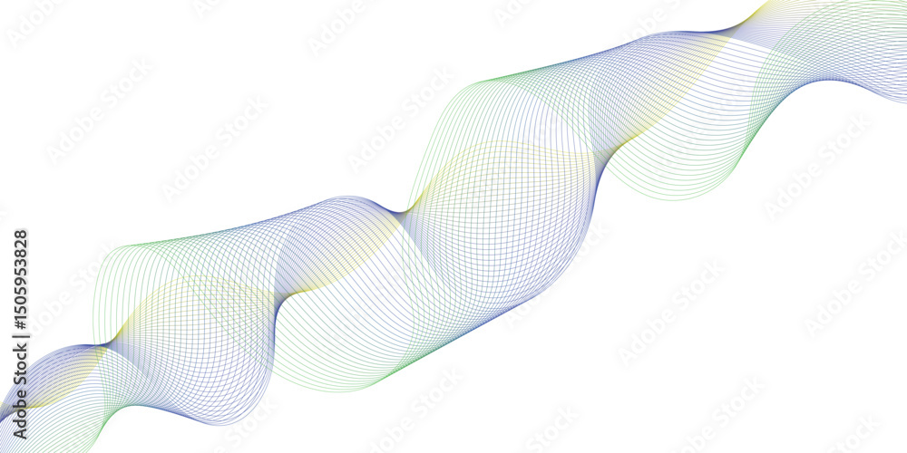 Leinwandbilder Abstract flowing wave lines. Design element for technology, science, modern concept.vector eps 10
Abstract colorful flow wave design background vector

