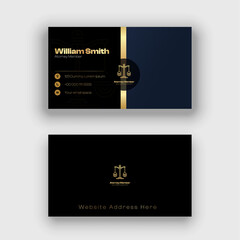 Law firm, lawyer business card minimalis with logo family design template