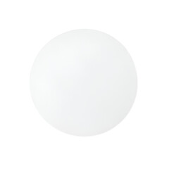 White Circle on Black Background Simple Minimalist Design,