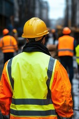 Construction Workers on Street