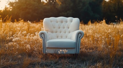 Chair in Tall Grass