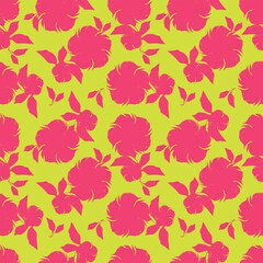 Seamless Pattern vintage floral digital art for textile and print
