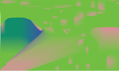 Abstract colorful design with vector illustration of a summer landscape under a blue sky