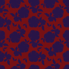 Modern fabric design pattern. Floral pattern for your design. Vector illustration. Modern seamless pattern for interior decoration, wrapping paper, graphic design and textile. Background.