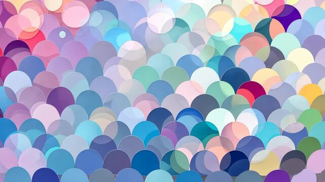 Abstract Fish Scale Pattern