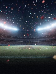 Football Field Confetti