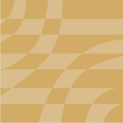 Curved Yellow Checker Abstract Background