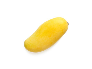 Ripe mango isolated on white background