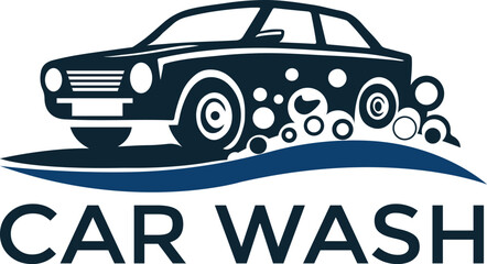 Modern Car Wash Logo Design