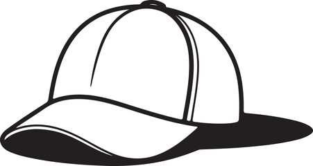 cap icon on white background