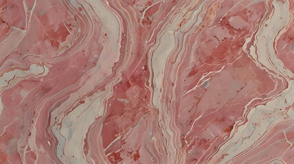Obraz premium Abstract pink and beige marble texture background