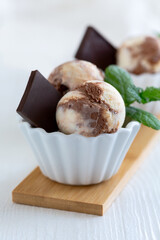 Chocolate Mint Ice Cream Delight.