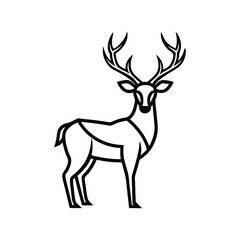 deer silhouette vector