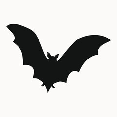 Fototapeta premium Silhouette of a Bat A Simple, Elegant Vector Illustration