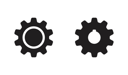 Settings interface icons. Linear style control panel elements for UI/UX design. Adjustable gears, sliders, and toggles for digital customization. Clean vector illustration.