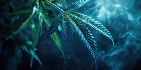 Plant with smoke