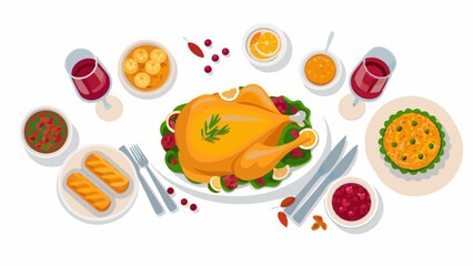 vector illustration of an orange and yellow melon
