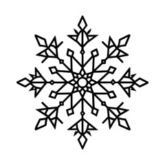 snowflake vector illustration
