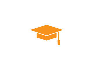 Graduation cap icon and illustration design vector design 