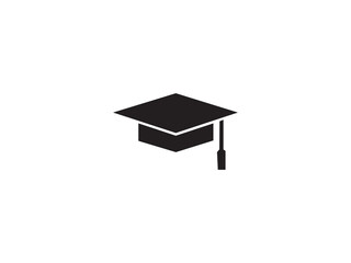 Graduation cap icon and illustration design vector design 