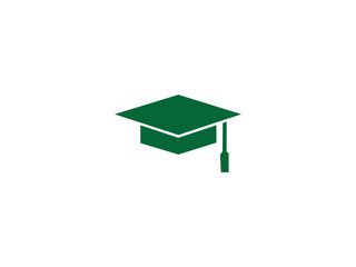 Graduation cap icon and illustration design vector design 