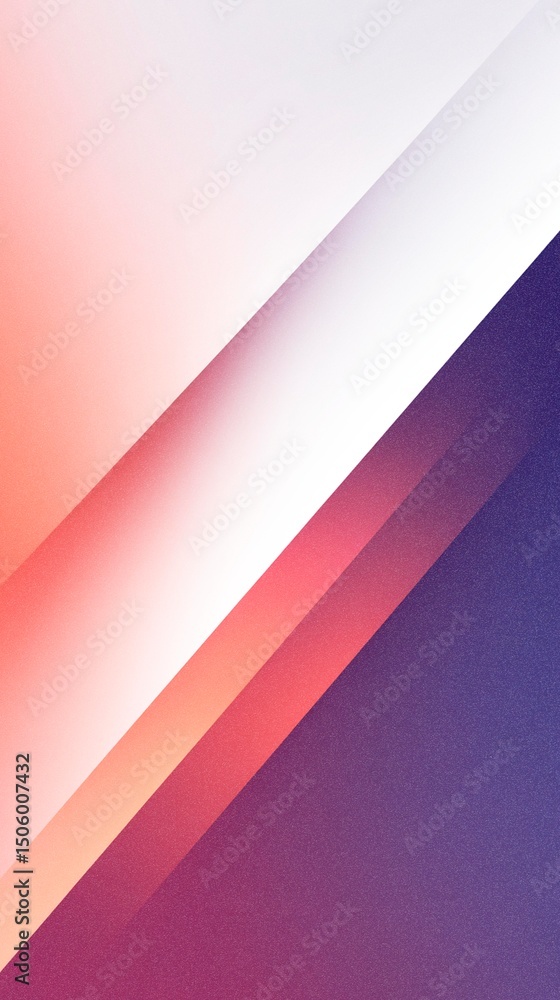 Poster abstract geometric background featuring vibrant gradients in shades of red, pink, and purple, creati