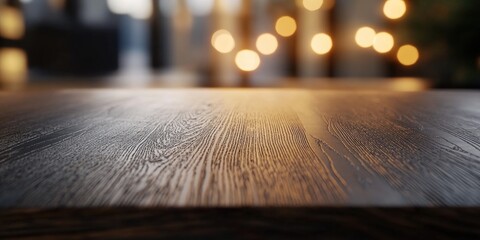 Wooden Table with Backlights