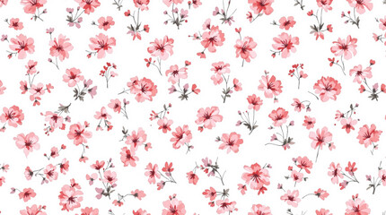 Watercolor floral pattern
