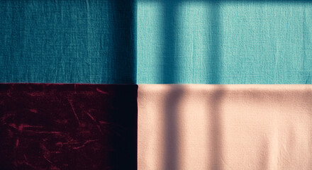 abstract colorful background with fabrics
