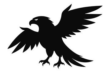 high detailed, ornate black eagle, spread wings, flying, dark, gothic, dramatic, mystical, intricate, majestic, detailed feathers, cinematic, digital art

