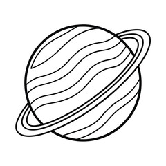 planet line art design