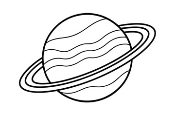 planet line art design