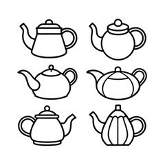teapot and cups
