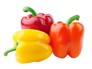 Pepper isolated on transparent background. PNG format