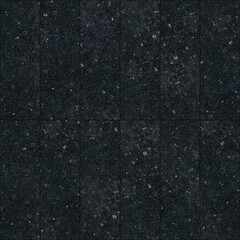 Seamless texture of natural stone granite black galaxy tiles in 4k resolution