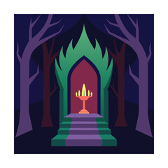 Fairy Queen Throne Room Inside Tree Palace