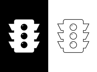 traffic light vector illustration