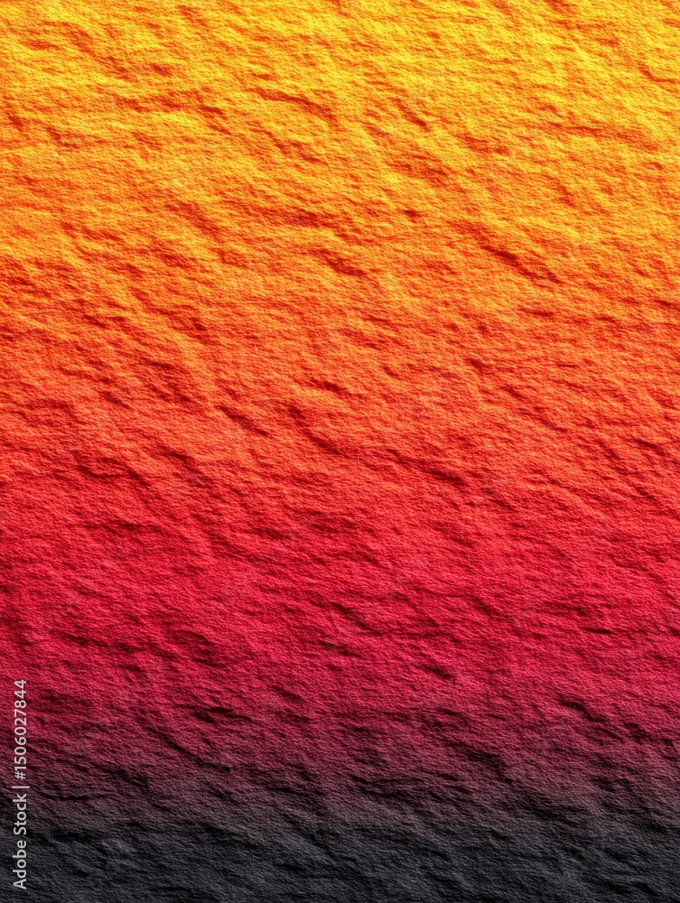 Poster fiery gradient texture - abstract fiery gradient texture background, transitioning from bright orang