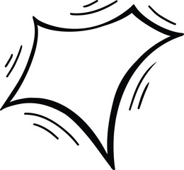 Comics bomb and explosions. Speech bubble with words splash, bam, crack, pow, boom, crash and bang. Design element for print. Cartoon flat vector icon isolated on white background for your design