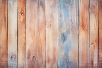 Fototapeta premium Textured wooden background featuring a blend of warm tones and cool hues, showcasing natural grain patterns and rustic charm, perfect for design and creative projects