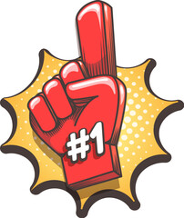 Number one hand
