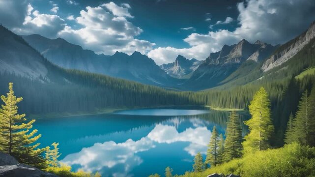 The breathtaking Mountains.