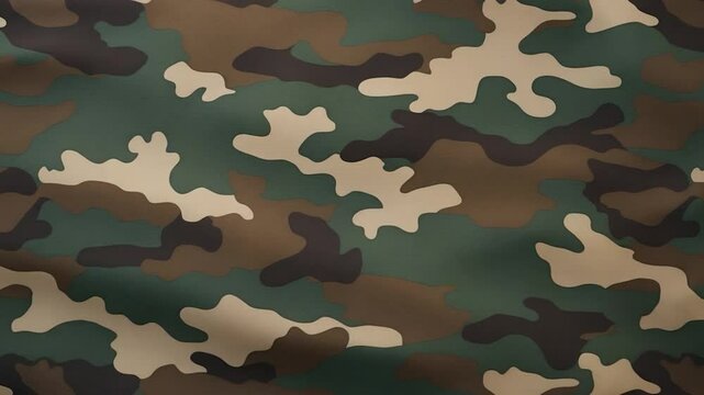 Camouflage fabric texture.