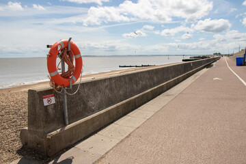 The esplanade at Dovercourt in Essex, United Kingdom