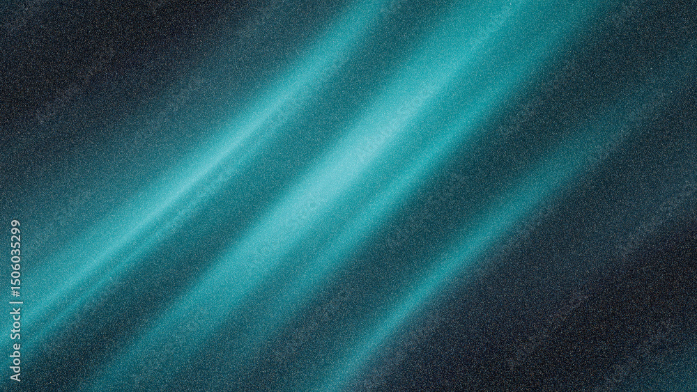 Aufkleber abstract teal and black background with flowing light streaks creating a sense of motion and depth, 