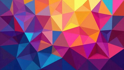 Repeating triangles form vibrant, colorful mosaic , mosaic pattern, pattern