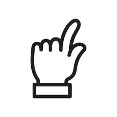 Gestures Of Human Hands, Pointing Towards The Top Icon In Trendy Design Vector Eps 10